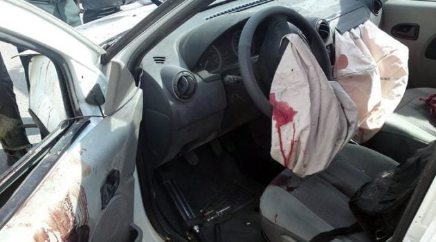 Takata Fined $1 Billion For Hiding Information on Exploding Car Airbags airbag bloody Mohsan Dabiri e Vaziri wikimedia large 630x350 - Takata Fined $1 Billion For Hiding Information on Exploding Car Airbags