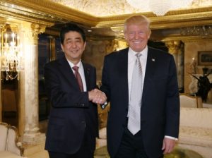 Shinzō_Abe_and_Donald_Trump_(1) 本当に全面的に北朝鮮だけが悪いのか?最悪の事態は絶対に避けなくては! Are we sure it’s all North Korea’s fault? We must prevent war!